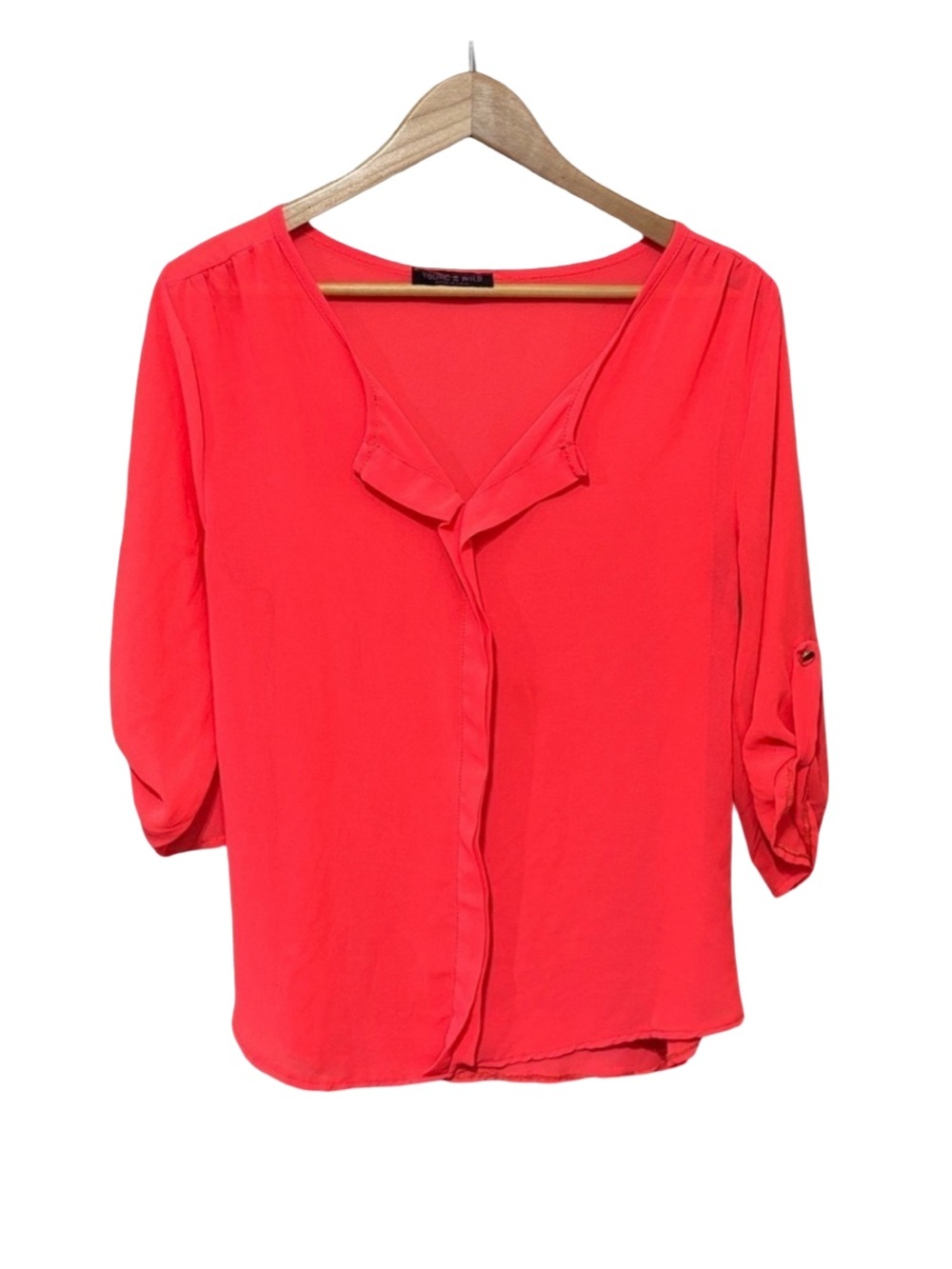 Young and Wild Sheer Pink Blouse